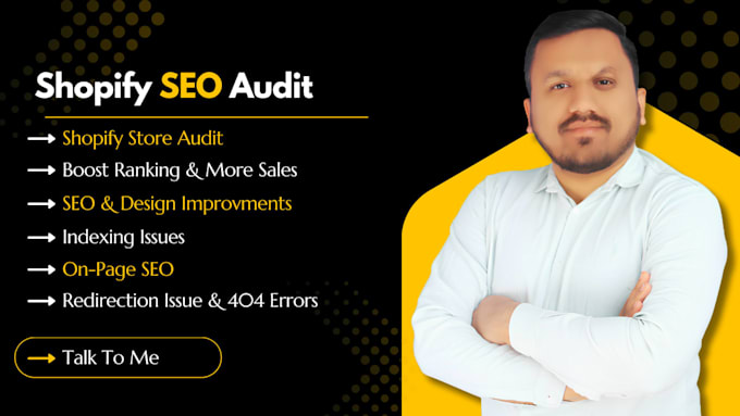 do advance shopify SEO, technical audit and fix issues