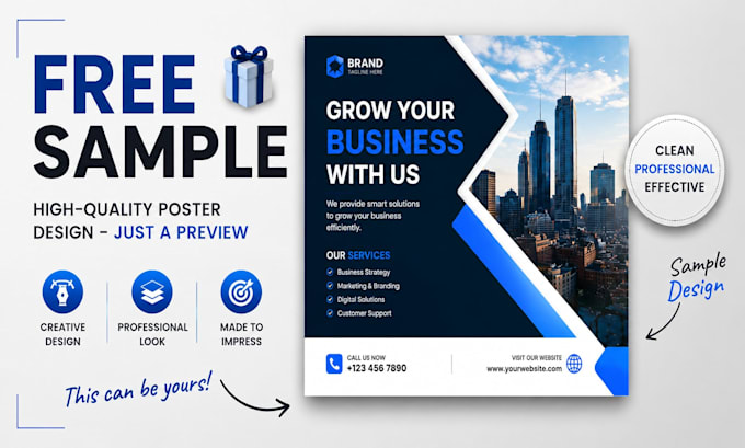 create business flyer and eye catching promo post design