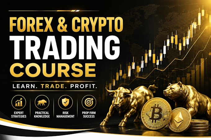 create a professional forex and crypto trading course