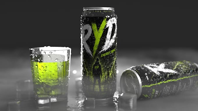 professionally create ad and product rendering