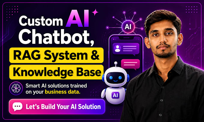 build custom ai chatbot rag and knowledge base trained on your data