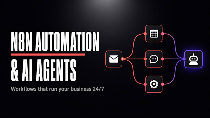 build n8n automation, ai agent and workflow automation expert