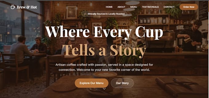 build a responsive landing page