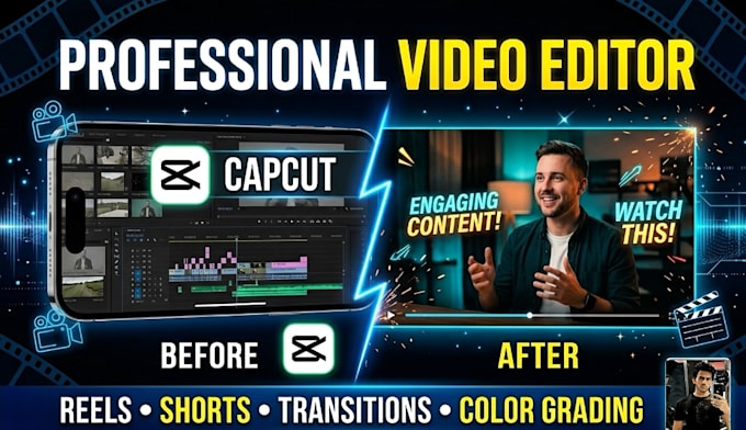 edit instagram reels and youtube shorts professionally
