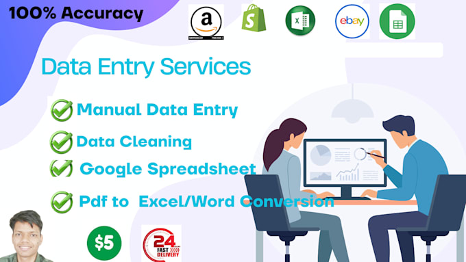 do expert excel data entry and copy paste work accurately