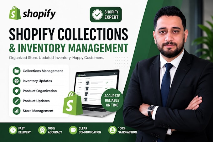 manage shopify collections and inventory