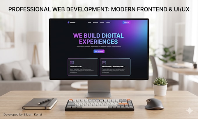 create a stunning interactive website