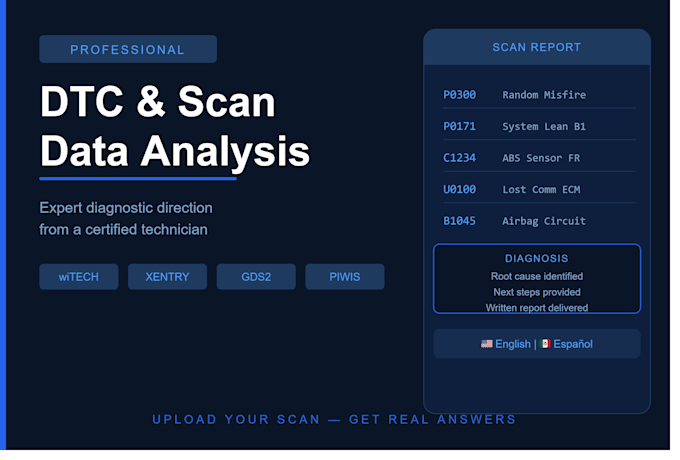 scan data or dtc interpretation