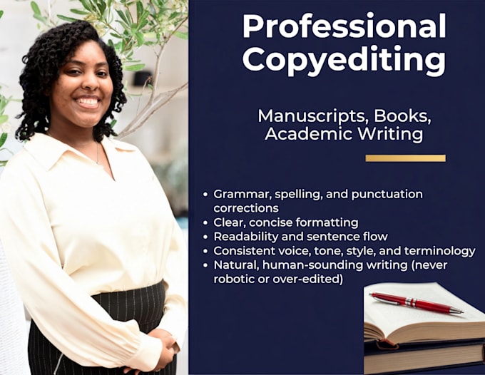 copyedit your manuscripts and books