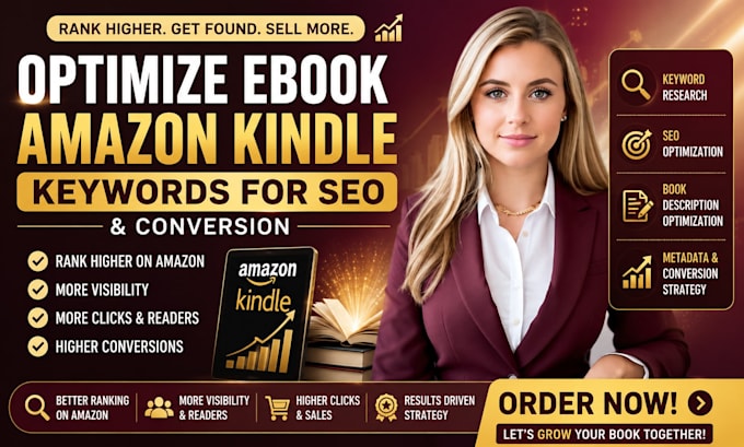 optimize ebook amazon kindle keywords for SEO and conversion