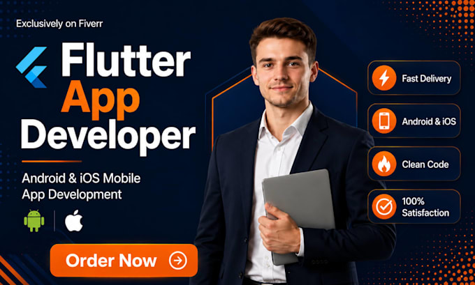 mobile app development, android and ios app, expert flutter app developer
