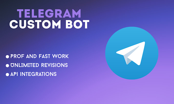 build an advanced telegram bot with API integration