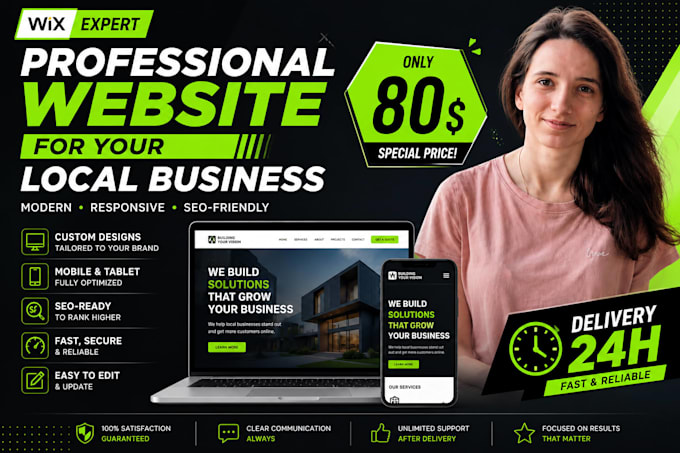 design a professional website for your local business