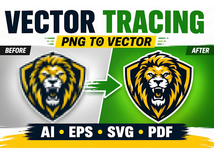 vectorize and recreate your logo