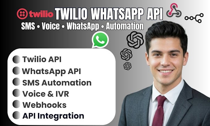 setup twilio API whatsapp API SMS automation IVR n8n integration