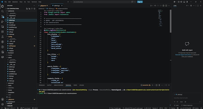 fix python bugs, resolve django issues and write quick scripts