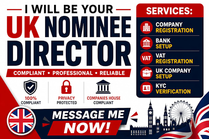 appoint compliant UK nominee director for ltd company registration