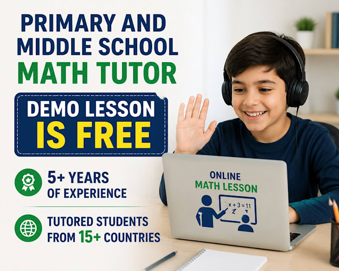 be your reliable primary and middle school math tutor