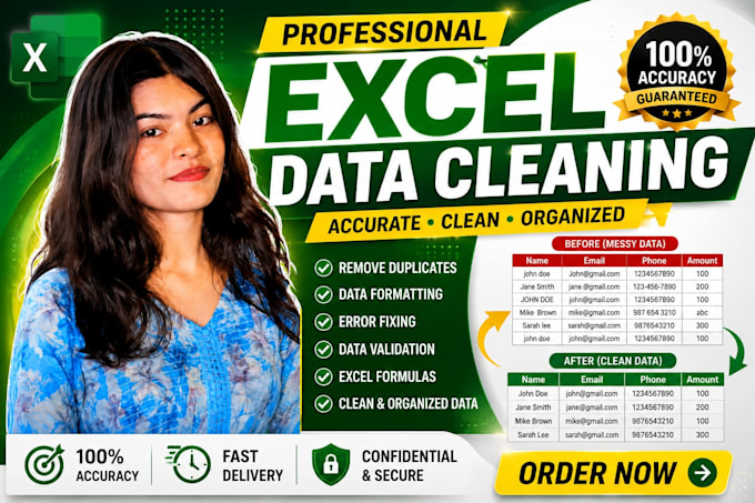 clean and format excel data