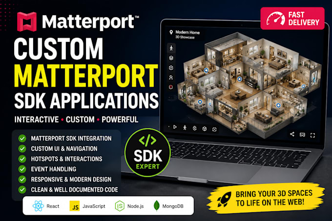 develop custom matterport sdk integrations