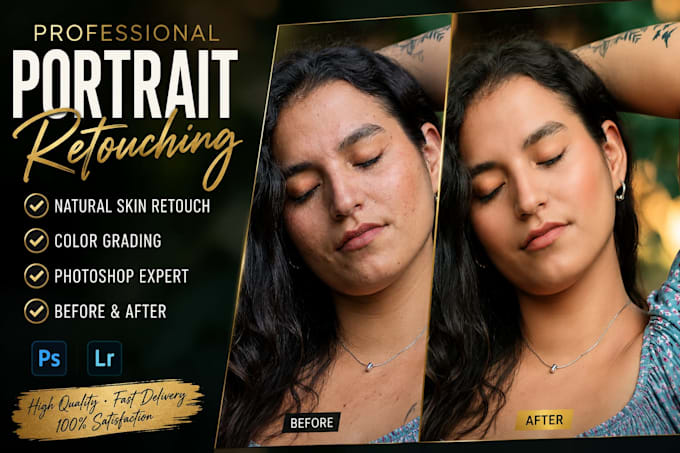 professionally retouch your portrait photos