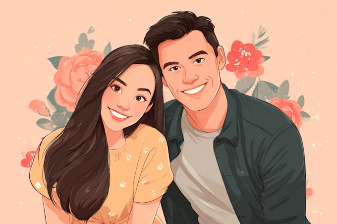 design a personalized disney fairy tale couple
