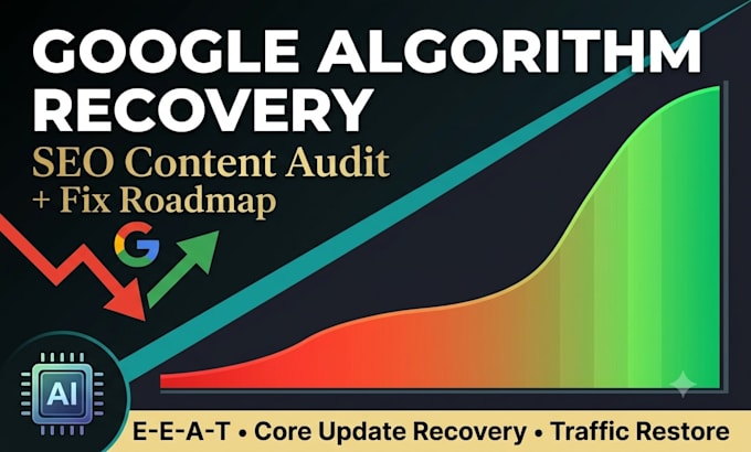 do a full ai SEO content audit google algorithm recovery plan for your website