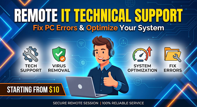 provide remote IT technical support