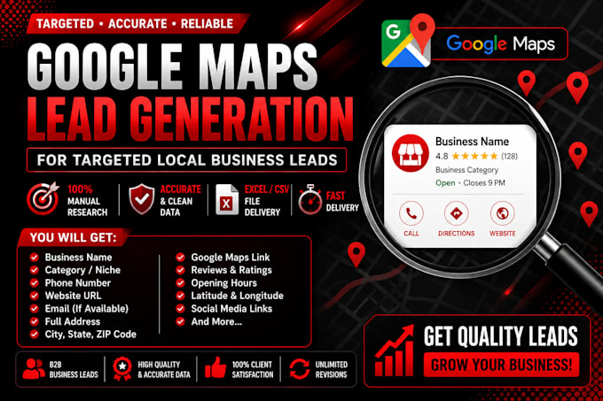 do google maps lead generation for targeted local business leads