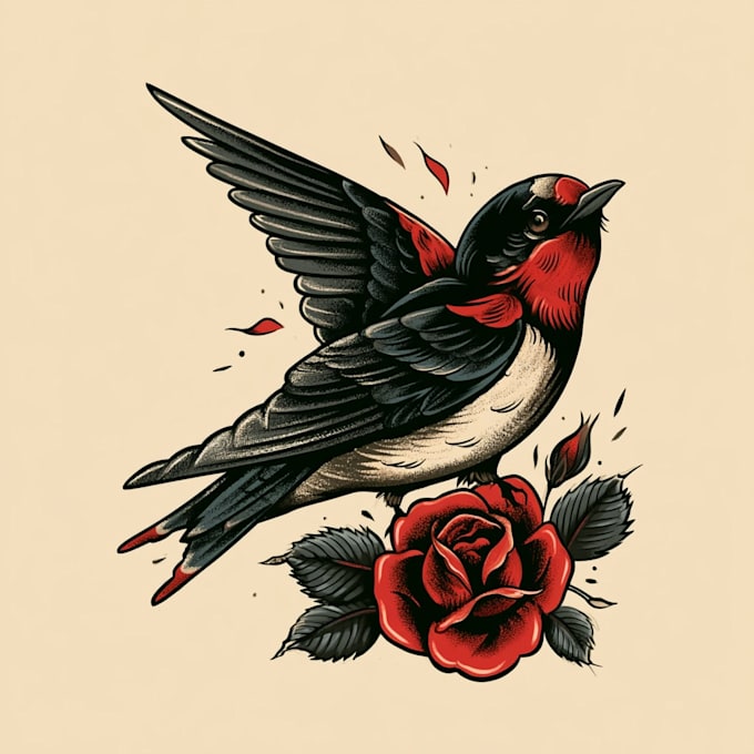 make old school traditional tattoo