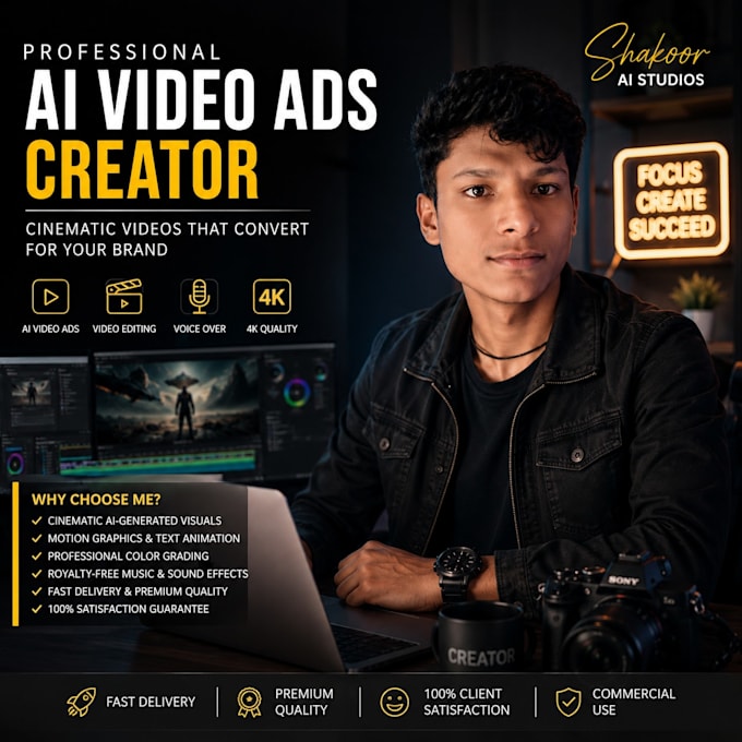 create ai video commercial that dont look ai