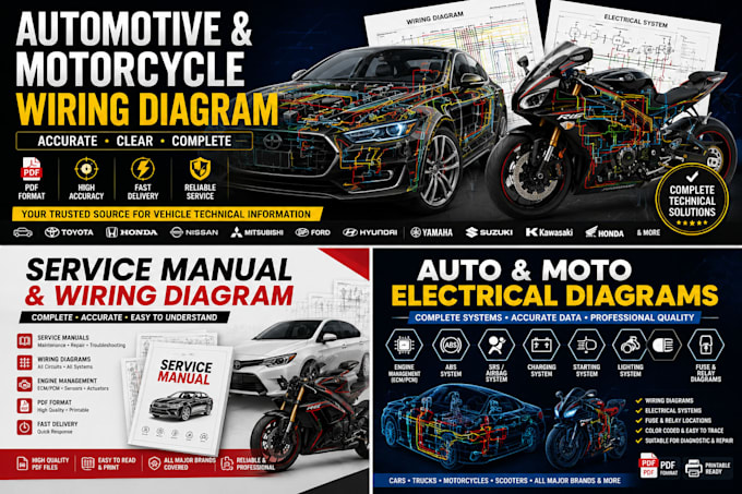 provide accurate motorcycle wiring diagrams for any model