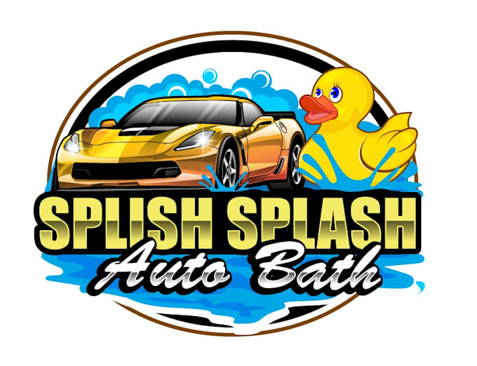 design eye catchy car wash logo with satisfaction guaranteed