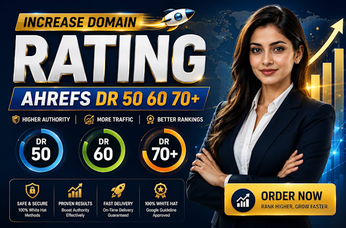 increase dr 50 plus, dr 60, dr 70 plus by using white hat seo backlinks