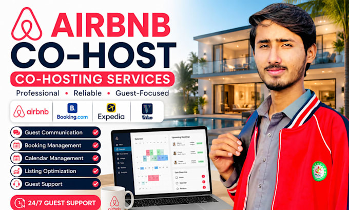 be your airbnb co host and guest communication VA