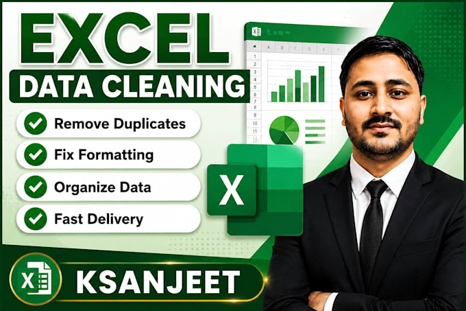 clean format and organize excel data professionally