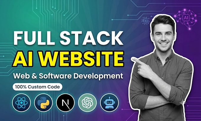 develop a full stack ai website with modern web technologies