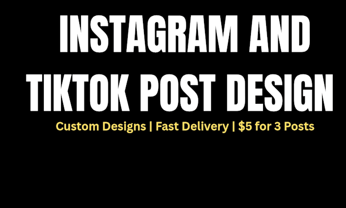 design instagram and tiktok posts with canva