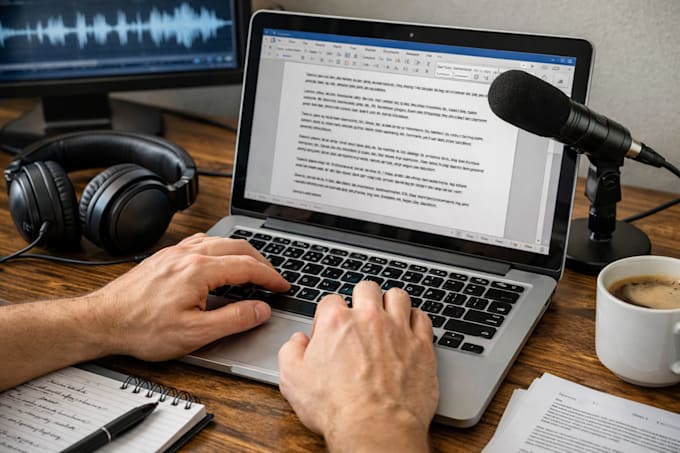 transcribe your audio or video into accurate and clean text