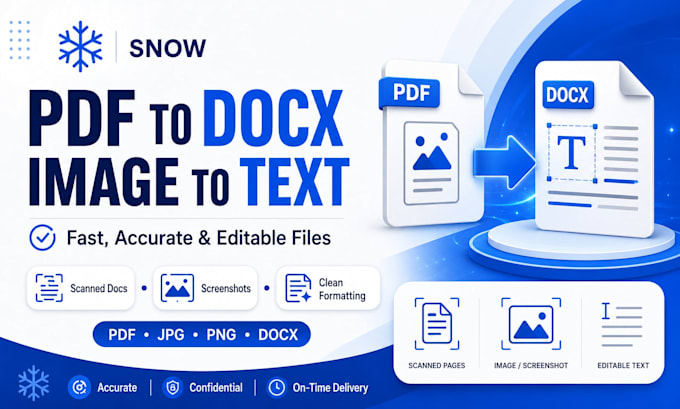 convert PDF or image to text