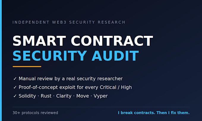 audit your solidity smart contract for security vulnerabilities