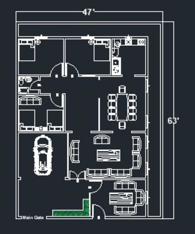 convert PDF, sketch, image to autocad dwg