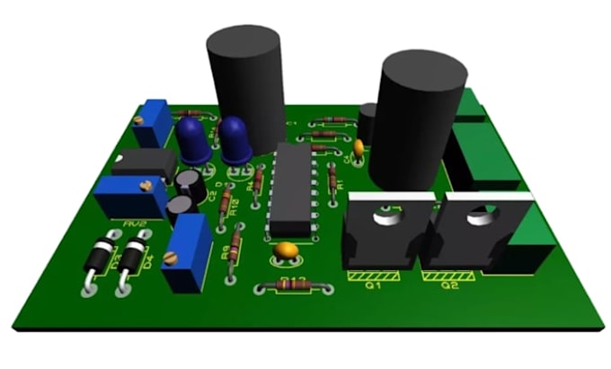 design pcb schematic circuit board ac dc power supply buck boost converter bms