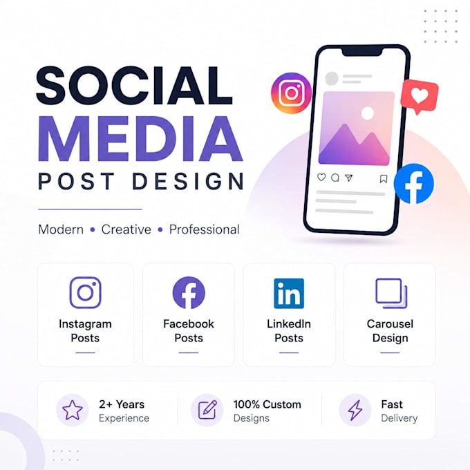create social media post design for better engagement