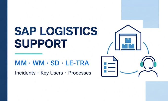 analyse sap mm, wm, sd logistics issues