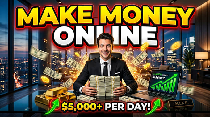 design a professional finance and crypto youtube thumbnail