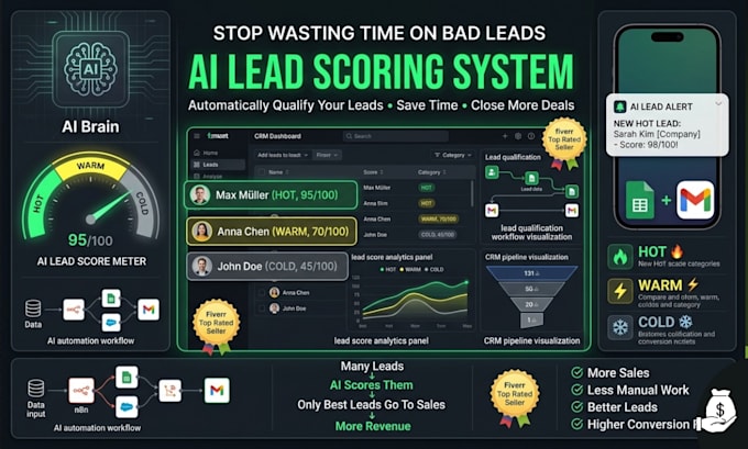 build ai lead scoring system to qualify your leads automatically