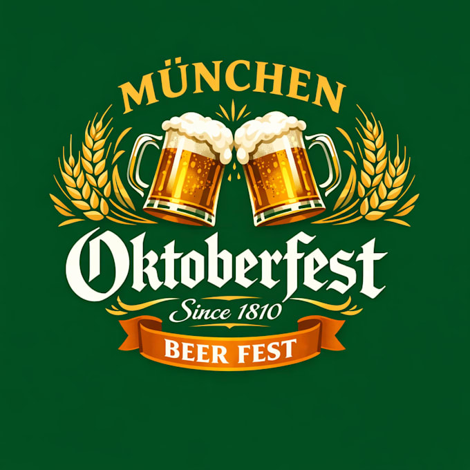 create amazing oktoberfest logo for your company