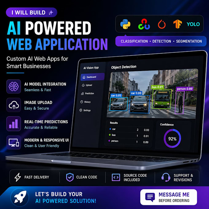 build a computer vision ai web app