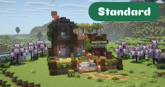 build a little minecraft survival house